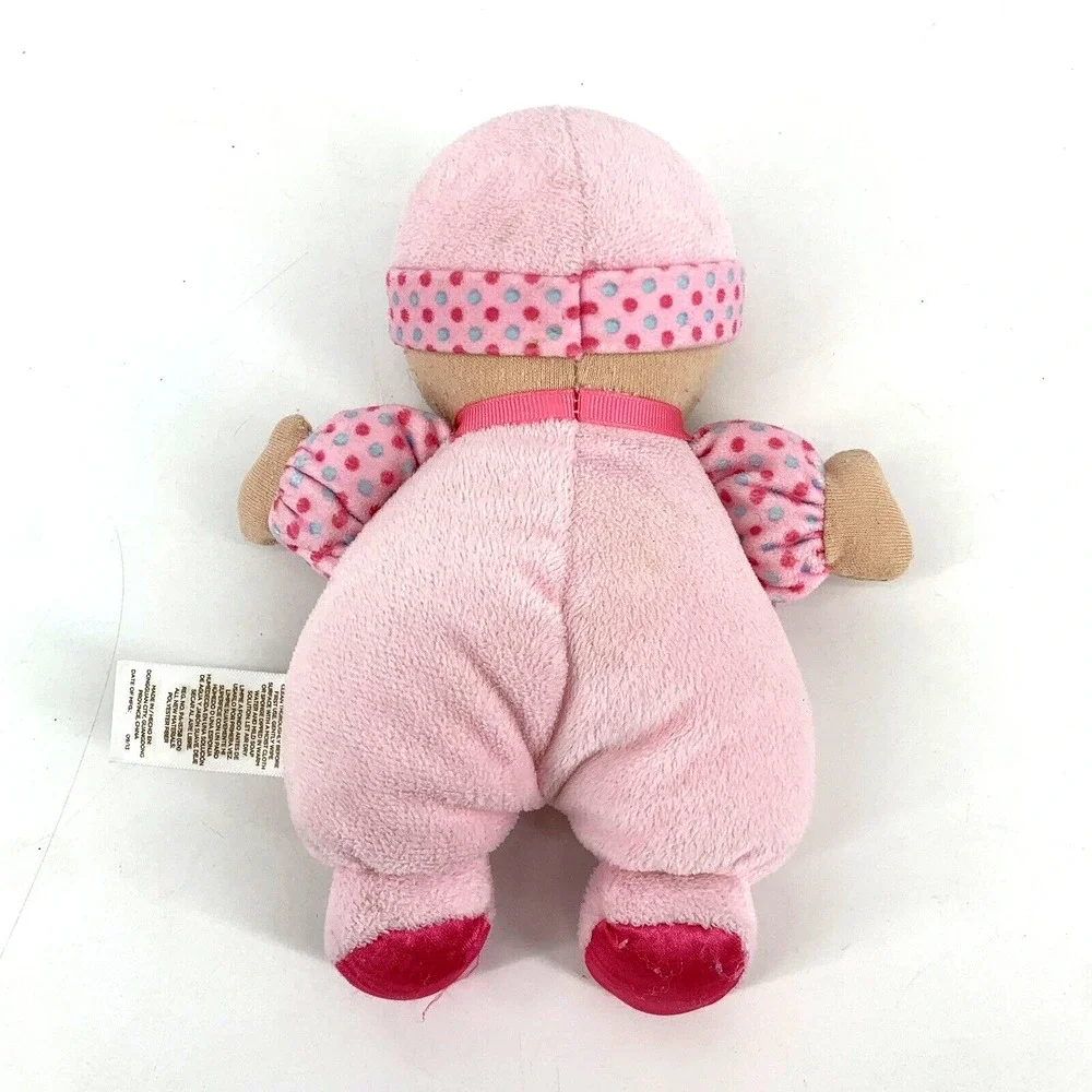 CARTER'S My First Doll BABY GIRL Pink Plush Blue Eyes Rattle Stuffed #‎ 62025